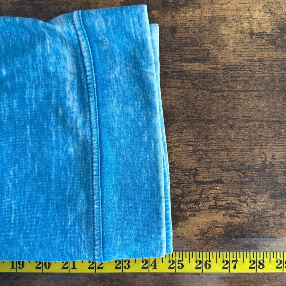 NWOT Reebok Sweatshirt Small Blue Cowl Neck Sportswear Athleisure Loungewear - Picture 4 of 10
